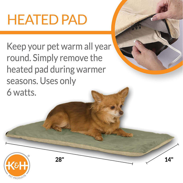 K&H Pet Products Thermo-Pet Mat Color Green