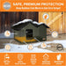 K&H Pet Products Outdoor Heated Kitty House Color Green