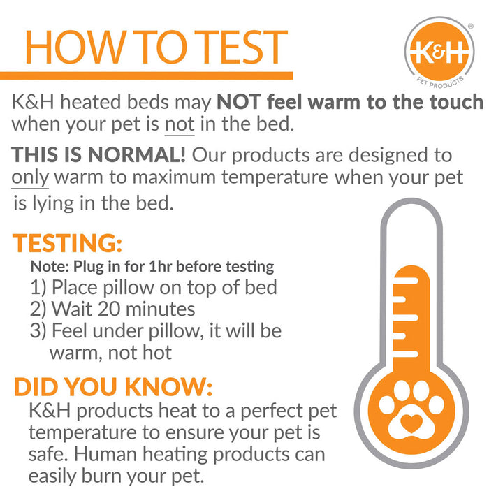 K&H Pet Products Heated A-Frame Indoor/Outdoor Shelter Gray/Black 18 X 14 Inches 20 Watts (4C FFP) Color Grey