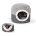K&H Pet Products Thermo-Pet Nest Heated Cat Bed Gray Small 18 X 15 Inches (4C FFP) Color Grey