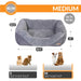 K&H Pet Products Thermo-Pet Lounge Sleeper Heated Cat & Dog Bed Color Grey