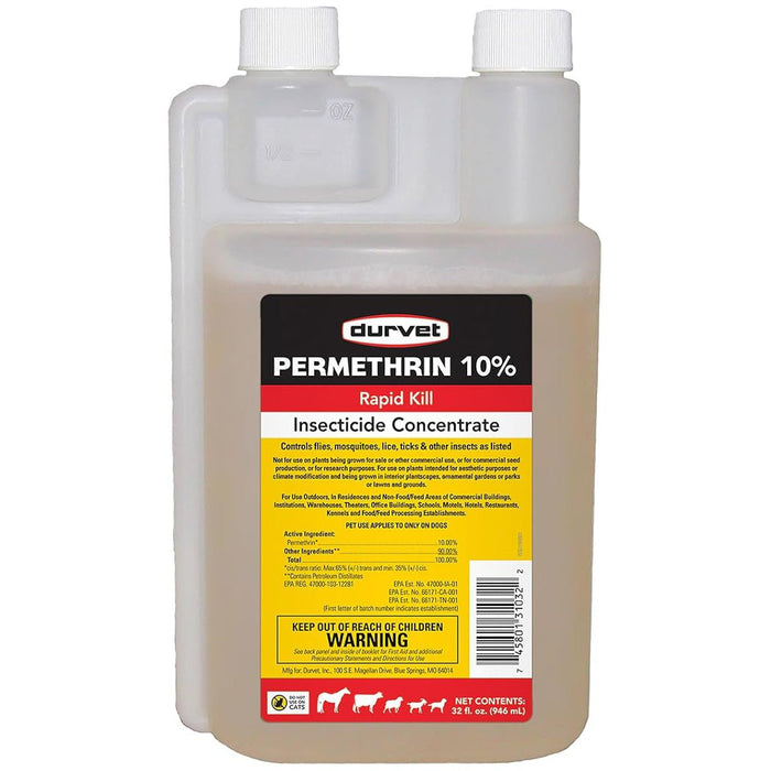 Permethrin 10% Livestock & Premise Fly Spray, EC - 7VVL - 32 oz - 2