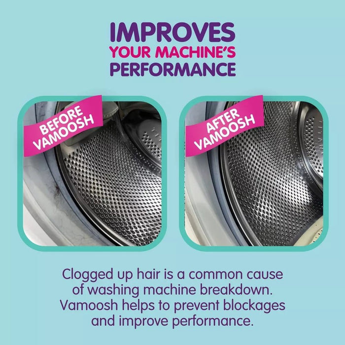 Pet Hair Washing Machine Cleaner & Pet Hair Dissolver - VM22 - Cotton Fresh - 5.29 oz - 1 pouch - 5