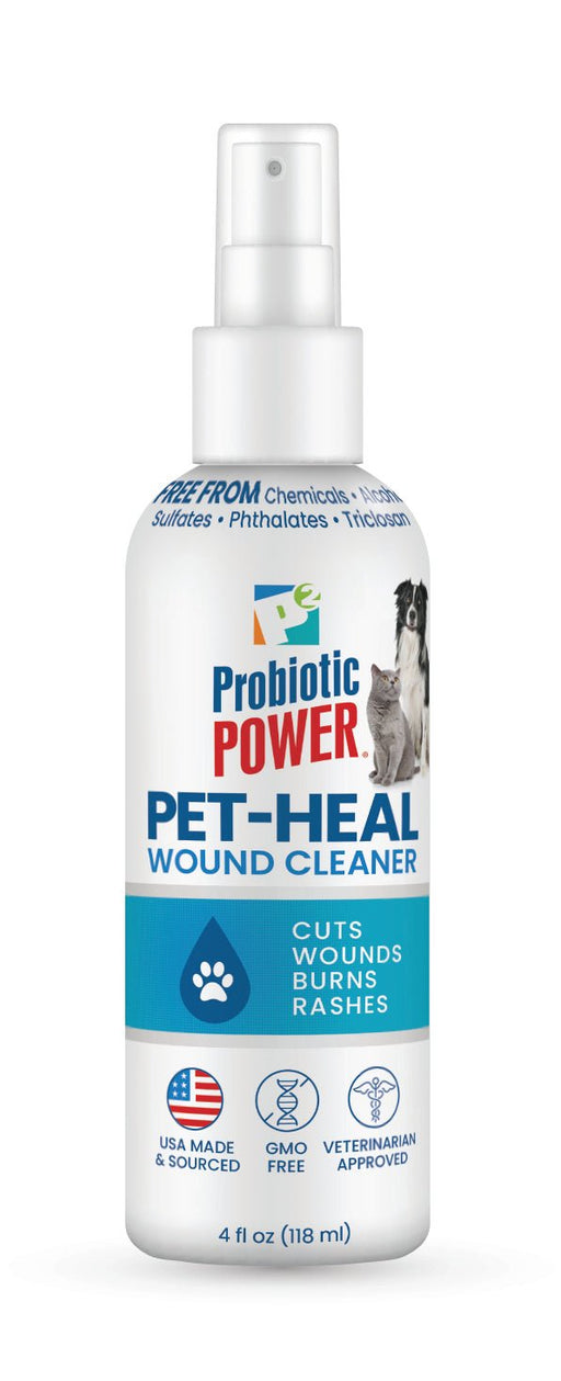 Pet - Heal Probiotic Wound Cleaner for Dogs & Cats, 4 oz – Veterinarian Approved, All - Natural, Organic, Vegan, Eco - Friendly, GMO - Free, Allergy - Free, Kid - Safe - PPDG - 4 oz - 1