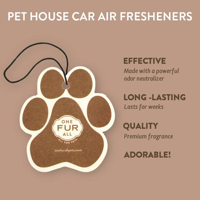 Pet House Car Fresheners, Pet Odor Eliminator, Natural Air Freshener, Non - Toxic Car Scent, Long - Lasting Pet - Friendly Fragrance, 100% Plant - Based, Safe for Dogs & Cats, Made in USA - PHCAF - Evergreen Forest - 1 ct - 4