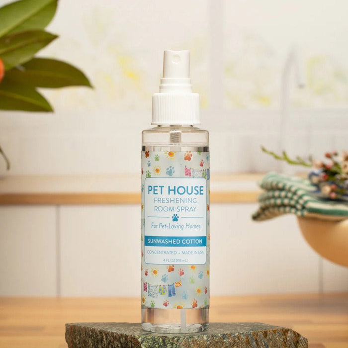 Pet House Freshening Room Sprays, 4 oz – Concentrated, Non - Toxic, Safe for Pet Homes - PHCBN - 4 fl oz - Sunwashed Cotton - 17