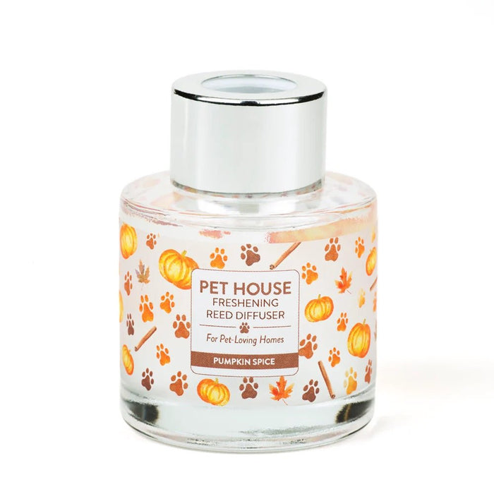 Pet House Reed Diffuser – Pet - Friendly Odor Neutralizer for Homes - PHCBX - Pumpkin Spice - 3 fl oz - 20