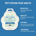 Pet House Wax Melts – 100% Natural Plant - Based, Odor - Eliminating, Paw - Shaped, Pet - Friendly - PHCAY - Lilac Garden - 3 oz - 14