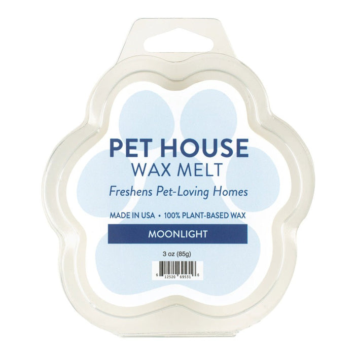 Pet House Wax Melts – 100% Natural Plant - Based, Odor - Eliminating, Paw - Shaped, Pet - Friendly - PHCB3 - Moonlight - 3 oz - 21