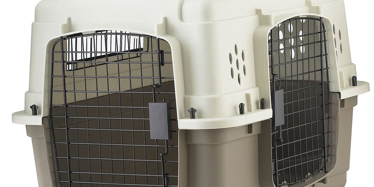 Pet Lodge Double Door Plastic Crate — Pet Supplies 4 Less Pet Lodge Double Door Plastic Crate — Pet Supplies 4 Less