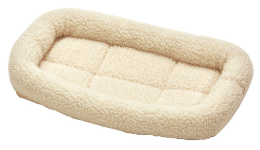 Pet Lodge Plush Fleece Pet Bed for Dogs & Cats - M31V - Small (23") - Cream - 2