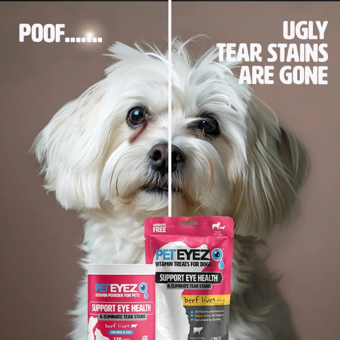 PetEyez Vitamin Treats for Dog Eye Health - EY212 - Beef Liver - 1 oz - 35+ - 3
