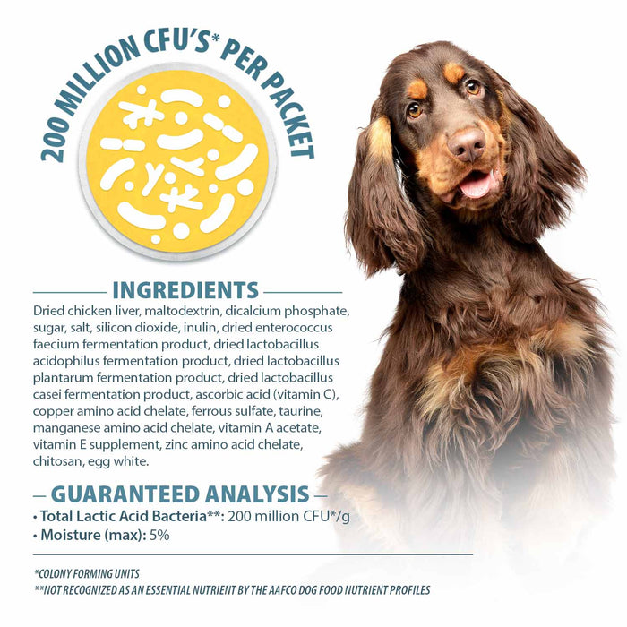 Pet's Choice Gut Instincts Probiotic Powder Packets for Dogs – Daily Digestive & Immune Support, 30 Count - 015PC-ZVG - Chicken Liver - 30 ct - 9