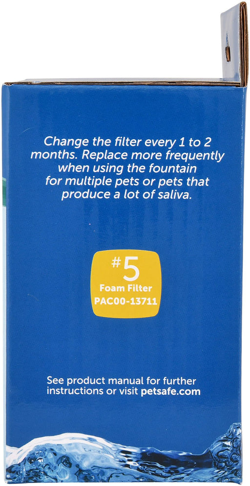 PetSafe Pagoda Fountain (& Replacement Filters) - RPA0 - 2 - Pack Foam Replacement Pre - Filters - 3