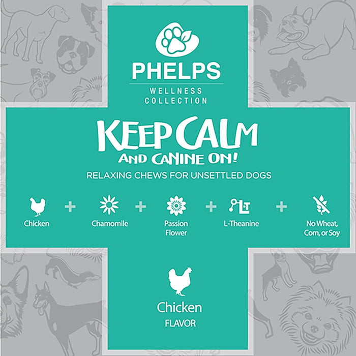 Phelps Wellness Keep Calm and Canine On! Flavor Chicken