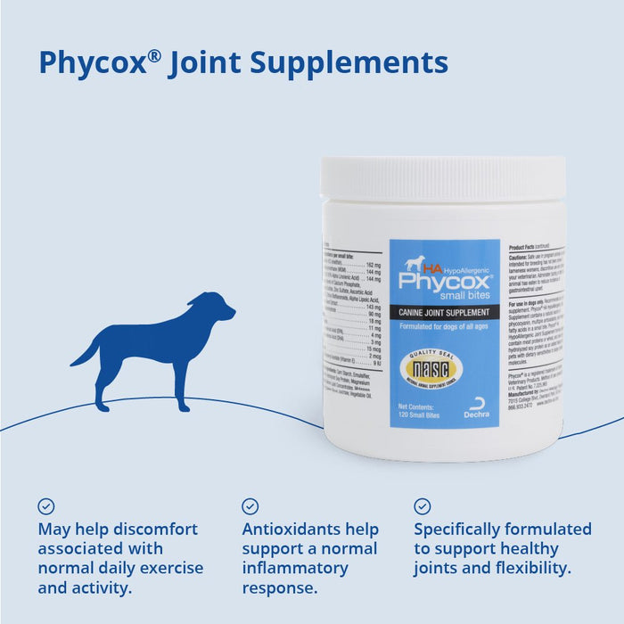 Phycox HA (Hypo - Allergenic) Small Bites for Dogs, 120 ct - 015PHA-8013-6 - Brown - 4