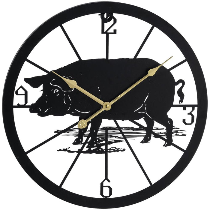 Pig Wall Clock - JTIB1H - Multi - 1