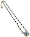 Pink Panache Cushion Cut Black Crystal Necklace - PK213 - 1