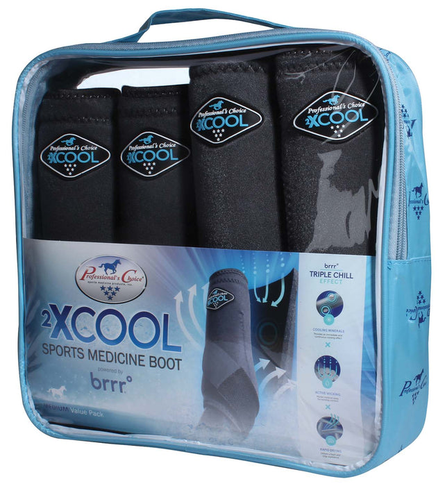 Professional's Choice 2XCool Sports Medicine Boot, 4 - pack - PL14SM - Cheetah - Medium - 5