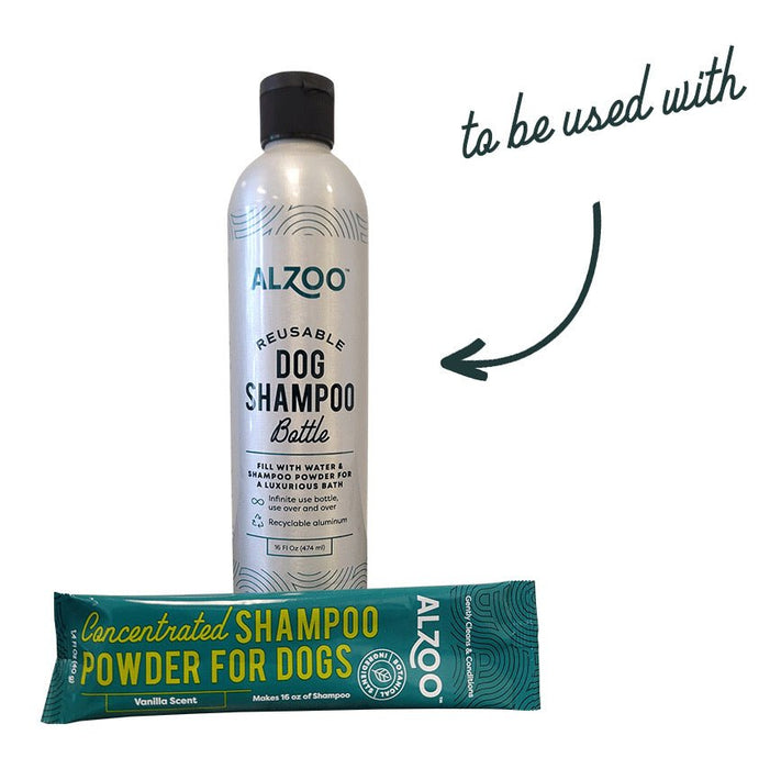 Plant - Based Concentrated Dog Shampoo Powder Kit & Refillable Pouches, 40g (16 oz) - 7VXL - Refill Shampoo Pouch - 40g (16 oz) - Sensitive Skin - 6