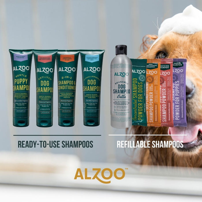 Plant - Based Hypoallergenic Shampoo for Dogs, 8 oz - 7VXE - 5