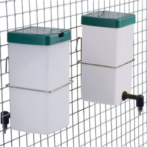 Plastic Flip - Top Water Bottle Nipple Drinker for Rabbits, Birds & Small Animals - GAUF7 - 1 Liter - 1 ct - 1