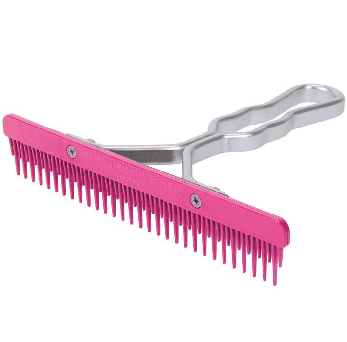 Plastic Fluffer Comb - WLCBO - Purple - 5