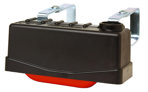 Plastic Trough - O - Matic with Expansion Brackets - M31CE - Black - 3 x 7.5 x 3.5 - 1