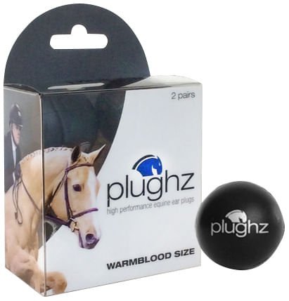 Plughz Equine Ear Plugs - FPS9 - Warmblood - 2 Pairs - 2