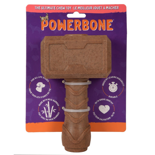 Powerbone Hammer Dog Chew Toy for Power Chewers - PBA5 - Bacon - 1 - 1