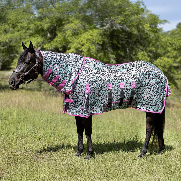 Pre - Sale Jeffers Expression Softmesh Combo Neck Horse Fly Sheet - JEFZXT - Pre - Sale Equestrian Toile - 66" - 17