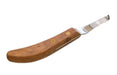 Jeffers Drop Blade Hoof Knife with Walnut Handle, Left or Right Hand Options - JIHB - Left Handed Hoof Knife - 2
