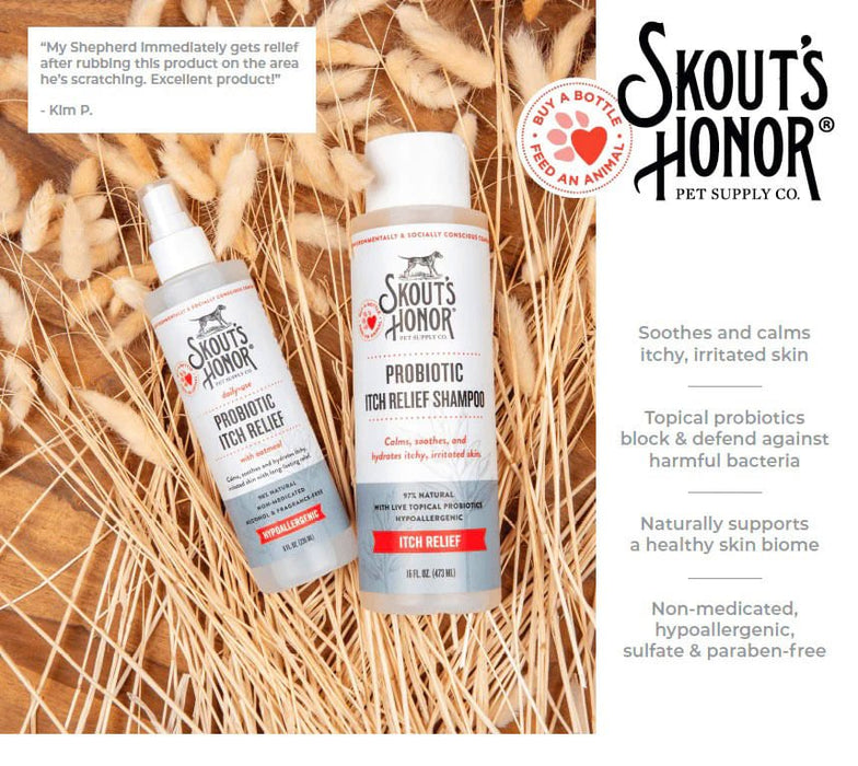 Probiotic Itch Relief Shampoo, 16 oz - NWD8 - 16oz - 4