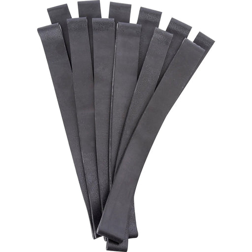 Professional Roper Dally Rubber Wraps, 12 Pack - CR1XB - Black - 12 Pack - 1