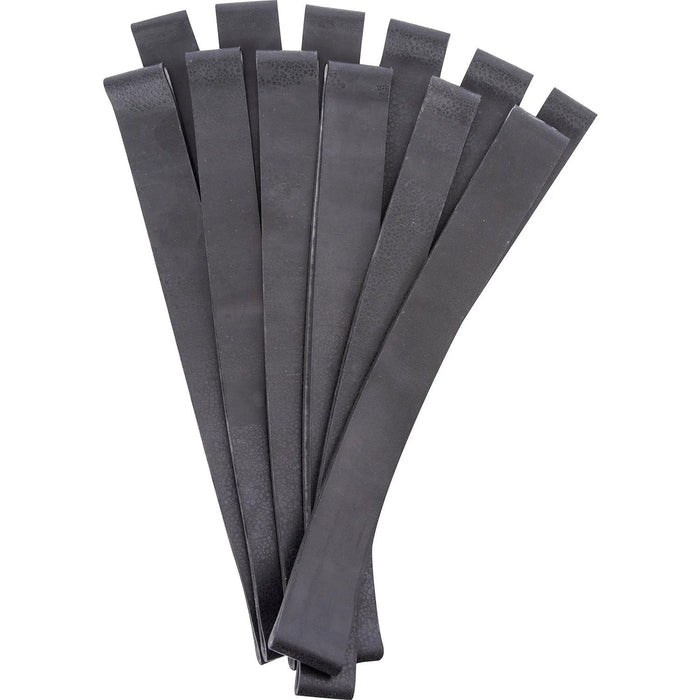 Professional Roper Dally Rubber Wraps, 12 Pack - CR1XB - Black - 12 Pack - 1