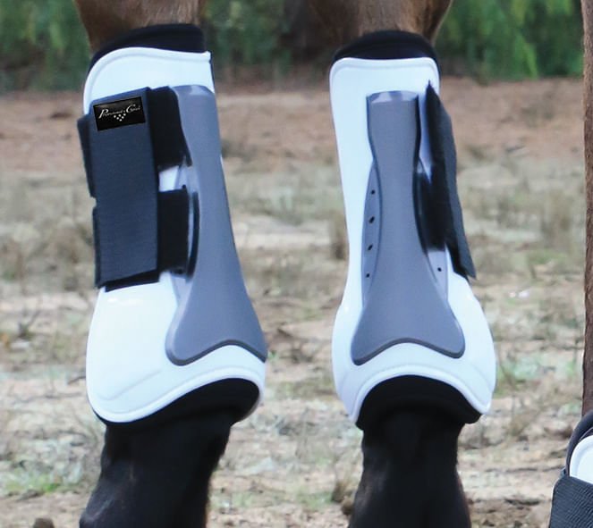 Professional's Choice Pro Performance Show Jumping Boots, Front Pairs - PL19Z - White - 3