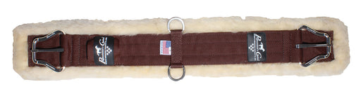 Professional's Choice Wooled Lambskin Western Cinch, Brown - PL8O - 36 in - 5