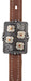 ProTack Silver Flower Sliding Ear Headstall - WLCHT - Russet - Horse - 2