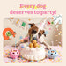 Pupsicle 'Birthday' Party Treat Dispensing Dog Toy – Interactive, Long - Lasting Chew & Puzzle Toy for Dogs - WO2AV - Small - Pink - 1 ct - 18
