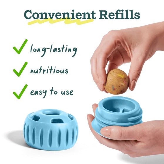 Pupsicle Birthday Pops Dog Treat Refills – Long - Lasting, All - Natural, Festive, Made in USA - WO2BD - Peanut Butter - Small (6 oz) - 4