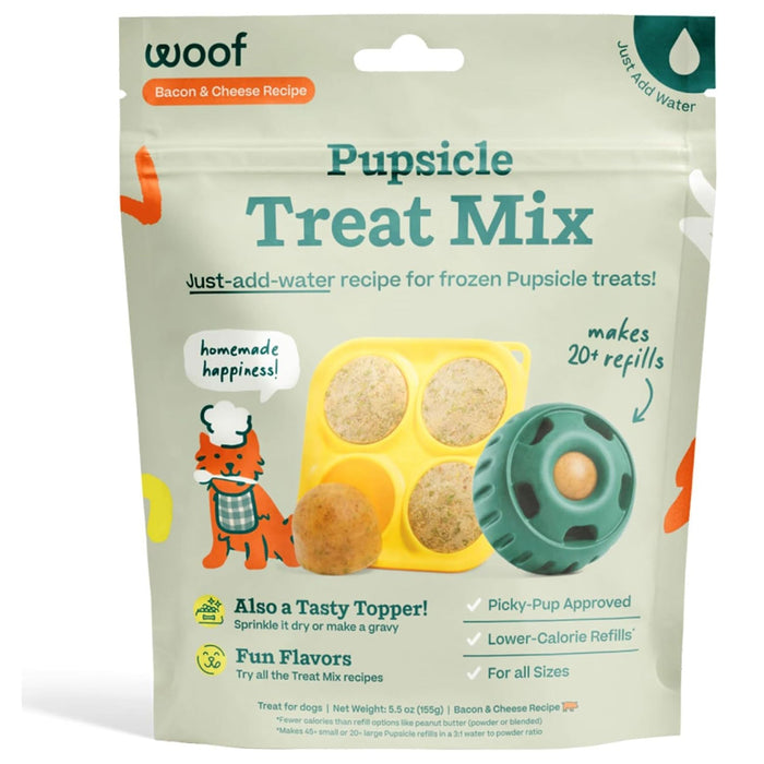 Pupsicle Pops Flavored Treat Mix - WO2BJ - Regular Treat Mix - Bacon & Cheese - 5.5 oz - 12