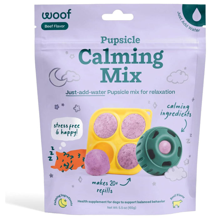 Pupsicle Pops Flavored Treat Mix - WO2BK - Calming Mix - Beef - 5.5 oz - 19