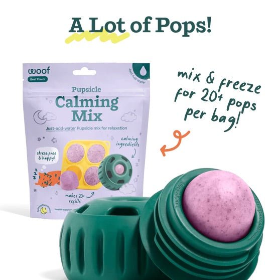 Pupsicle Pops Flavored Treat Mix - WO2BK - Calming Mix - Beef - 5.5 oz - 22