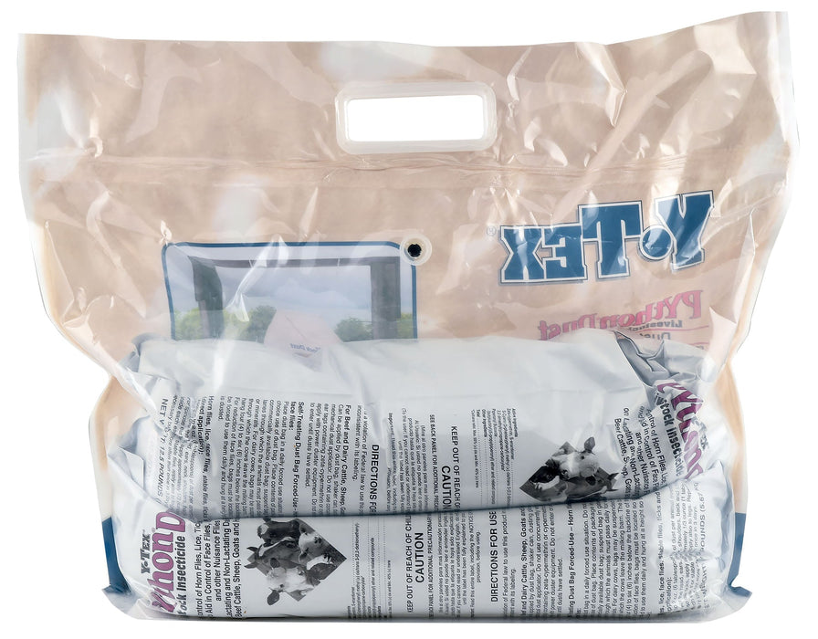 Python Dust For Cattle PYthon® Dust Bag Insecticide Kit for Livestock by Y-Tex — Pet Supplies ...