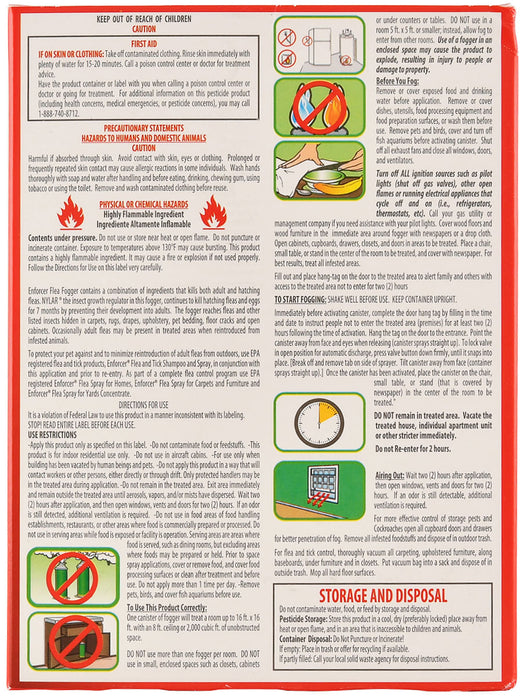 Enforcer Flea Fogger, 2 pk - Q1F2 - 3