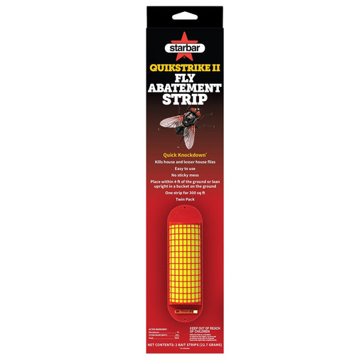 QuikStrike Fly Abatement Strip, Twin Pack - SBQ1 - 2 Pack - 1