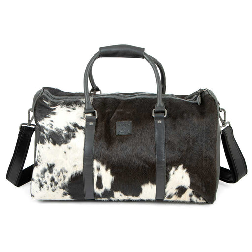 Rafter T Cowhide Overnight Duffel Bag - RTRK3 - Black/White - 1