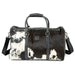 Rafter T Cowhide Overnight Duffel Bag - RTRK3 - Black/White - 1