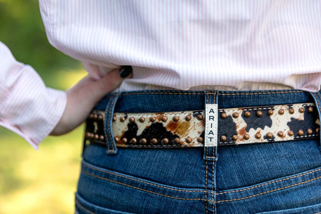 Rafter T Peppered Hide Ladies' Belt - RTRFM - Small - 3