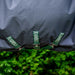 Rambo Wug 1680D High Neck Horse Turnout Blanket - 200g Medium Weight - FOX5 - Navy / Hunter Green - 66" - 4